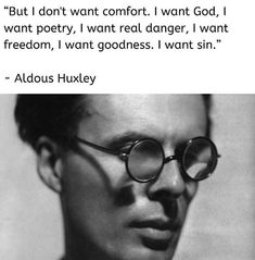 an image of a man with glasses and a quote