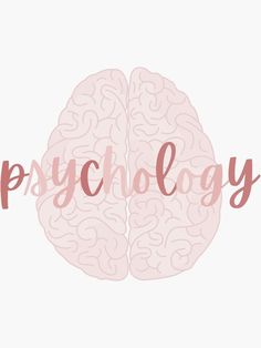 the words,'apyschology'are in front of an image of a brain