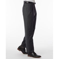 This Ballin trouser is crafted from Super 120s high twist wool. The fabric’s super 120’s yarns are specially treated with “Nanotex”. This allows the pant to: resist spills, have increased durability, retain its natural softness and breathe naturally. Ballin is able to offer this fabric in a deep, and rich color palette. Finished in the "old way" for a luxurious hand and unparalleled performance. Made in Ballin's signature Comfort-EZE construction for optimal comfort and a perfect fit. FEATURES: Pant Dress, Pick Stitch, Shirt And Tie, Dog Socks, Rich Color Palette, Dress Pant, Performance Fabric, Model Photos, Sports Shirts