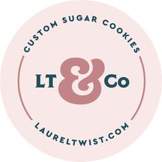 the logo for custom sugar cookies and co