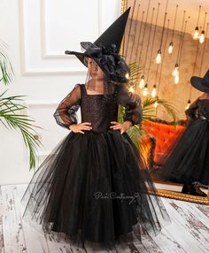 Witch Costume for Girls, Sweet Witch Dress - Etsy Cute Witch Costume, Amber Wedding, Costume For Girls, Girls Costumes, Witch Dress, Spider Girl, Halloween 2023, Witch Costume, Halloween 2024