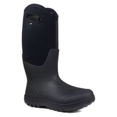 Bogs Women's Neo Classic Tall Farm Boot, 72251-001 Farm Boots, Black Waterproof Knee-high Boots, Black Knee-high Waterproof Boots, Winter Boots Women Waterproof, Bogs Boots, Black Insulated Ankle-high Waterproof Boots, Womens Bogs, Black Waterproof Ankle-high Rain Boots, Insulated Boots