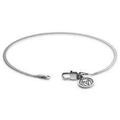 * Surgical-grade stainless steel
 * Secure lobster-claw clasp
 * Scratch & tarnish resistant Modern Snake Chain Bracelet, Modern Metal Bracelets With Snake Chain, Adjustable Stainless Steel Chain Bracelet With Polished Finish, Modern White Gold Metal Charm Bracelet, Herringbone Chain, Men's Bracelet, Bracelet Sizes, Lobster Claw, Chain Bracelet