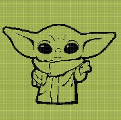 an image of the baby yoda from star wars