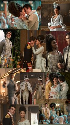 Queen Charlotte and King George From Queen Charlotte: A Bridgerton Story Bridgerton Charlotte And George, Queen Charlotte Bridgerton Wallpaper, George And Charlotte Bridgerton, Queen Charlotte Bridgerton Aesthetic, Charlotte And George Bridgerton, Bridgerton Charlotte, King George And Queen Charlotte, Queen Charlotte And George