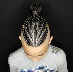 Edge Booster, Braided Man Bun, Braid Styles For Men, Cornrow Hairstyles For Men, Braids For Boys