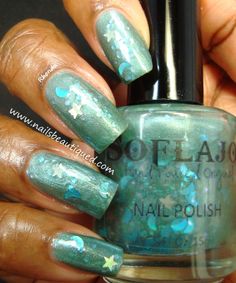 SOFLAJO Teal Me A Bedtime Story | Nails Beautiqued Happy Nails, Holographic Nail Polish, Nail Art Instagram, Bedtime Story, Pretty Hands, Holographic Nails, Beautiful Nail Art, Art Challenge, Tiffany Blue