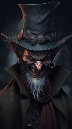 Scary Mad Hatter, Haunted House Pictures, Paranormal Pictures, Creepy Smile, Zombie Monster, Clown Horror, Animal Illustration Art, Arte Alien, Halloween Artwork