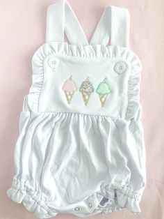 Beach Applique, Newborn Layette, Monogram Outfit, Monogram Sweatshirt, Summer Ice Cream, Boutique Style Outfits, Snack Cups, Girls Beach, Pink Embroidery