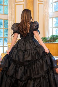 Gothic Fairytale Mademoiselle Gown Big Dress, Dramatic Dresses, Big Dresses