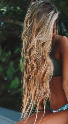 Beachy Hair Color, Beach Blonde Hair, Surf Hair, Surfer Hair, Vacation Hairstyles, Beachy Hair, Girl Braids