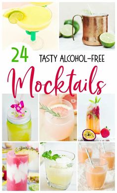 24 tasty alcohol - free cocktails that are perfect for any type of party