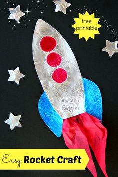 an easy rocket craft for kids to make