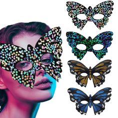 PRICES MAY VARY. Halloween ball masks are made of plastic fabrics, so the sexy masks are light and butterfly-shaped , which are very delicate. Sexy sequin masquerade masks are the way of elastic rope wear, we can adjust the size according to the head shape, so its size is suitable for all women and girls Butterfly mask with sequins are suitable for a variety of occasions, such as Parties, Halloween,Christmas,Rave ,Even,Carnival, Bars, Nightclubs, and Birthdays , Cosplay, Performance, Stage, Flir Butterfly Masquerade Mask, Butterfly Masquerade, Butterfly Goddess, Half Masks, Ball Masks, Mardi Gras Masks, Sequin Butterfly, Venetian Carnival Masks, Halloween Ball