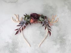 This beautiful antler headband is a lovely accessory, perfect for a party or photo-shooting session. Our stunning faux flowers look like the real. Head circumference:  one size fits all (adjustable) / fits adults and older children Antlers Cosplay, Deer Antler Headband, Deer Antlers Headband, Antler Headband, Winter Photo, Deer Antler, Deer Antlers, Head Circumference, Hair Accessories Headbands