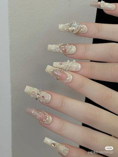 #douyin #douyininspo #chinese #chinesenail #nail #nailart #naildesign #nailtech #nailsideas #aesthetic #aestheticstyle Unique Acrylic Nails, Kawaii Nails