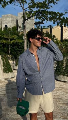 Vacation Outfits Men, Beach Outfit Men, Chique Outfit, Europe Outfits