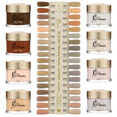 Swatch 8 Powder Collection by iGel Beauty Igel Dip Powder Colors, Dip Powder Colors, Nail Tech School, Stylish Nails Designs, Tech School, Dip Powder, Color Swatch, Nail Tech, Stylish Nails