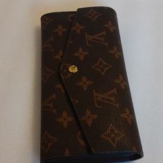 This Louis Vuitton Wallet Will Multi Cards Slot Are New With Tag Luxury Brown Clutch With Card Slots, Luxury Monogram Canvas Wallets For Everyday Use, Monogram Canvas Wallets With Card Slots, Brown Monogram Canvas Bag With Card Slots, Brown Clutch Wallet With Dust Bag, Monogram Canvas Wallet With Original Box For Everyday Use, Black Monogram Canvas Wallet For Everyday Use, Elegant Monogram Canvas Wallets For Everyday Use, Black Monogram Canvas Wallet