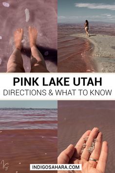 the pink lake utah directions and what to know about them in this postcard series