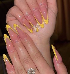 Acrylic Nails Stiletto, Uñas Ideas, Long Press On Nails, Fantasy Nails, Nagel Tips, Nails Now, Nail Art Set, Fall Acrylic Nails