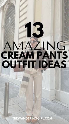 Looking for the perfect cream pants outfit? This cream pants outfit aesthetic blends elegance and comfort effortlessly. Wondering what to wear with cream pants? From casual to chic, discover how to style cream pants for every occasion. For a trendy cream pants women outfit, try pairing them with a fitted top. Not sure how to style cream colored pants? A bold blazer adds instant sophistication. Wide leg cream pants outfit ideas offer a relaxed yet stylish vibe. Explore these looks and more!