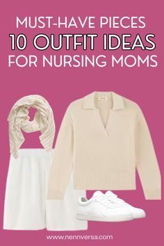 This blog post highlights 10 essential wardrobe pieces every breastfeeding mom should have, along with creative outfit ideas for each. These versatile staples ensure you stay comfortable and stylish while making nursing on the go convenient and effortless. Mom Fall, Capsule Wardrobe Essentials