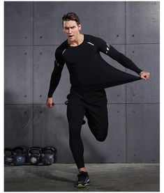 Basic Male Outfit, Elegant Sport, Compression Sportswear, Male Outfit, Compression Clothing, Gym Outfit Men, Sports Sweatpants, Breathable Clothes, Gym Outfits