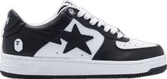 Bape Sneakers, Bape Sta, Ape Bape, Bathing Ape, A Bathing Ape, White Black, White And Black, Men's Shoes, Great Deals