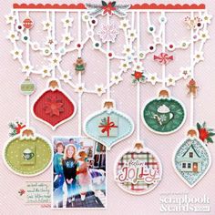 When your ready to start scrapbooking this year Holiday festivities you’re going to want to grab this fun and festive ornament border die. It features swags of dots and stars with lots of hanging ornaments in different shapes. You can … Read More...