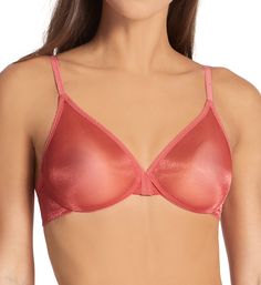 This underwire bra features sheer stretch cups with a hint of shine. Diamond patterning along the top edges provides a luxurious touch. Made of polyester, polyamide and elastane. Unlined (unpadded), see-through underwire cups provide shape and support. Stretchy molded cups provide a custom fit for each breast and are a great solution if you're not quite even. Inner side support slings on DD-G cups only. Elasticized top cup edge for a more custom fit. Bandless front is less bulky for petites and Sheer Mesh Fitted Bra, Fitted Full Coverage Mesh Bra, Elegant Full Coverage Micro-elastic Bra, Sheer Full Coverage Stretch Bra, Elegant Stretch Nylon Bra, Fitted Full Cup Mesh Bra, Elegant Full Coverage Nylon Bra, Sheer Mesh Underwire Bra, Sheer Full Coverage Fitted Bra