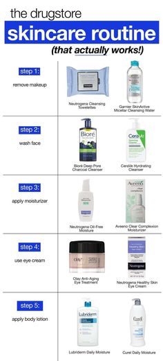 Aveeno Moisturizer, Drugstore Skincare Routine, Airbrush Make Up, A Daily Routine, Drugstore Skincare, The Best Skincare, Best Skincare, Makeup Guide, Best Skincare Products