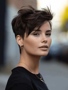 Hairstyle 2024, Pixie Haircut Fine Hair, 2024 Hairstyles, Pixie Haircut Styles, Pixie Haircut For Round Faces, Round Face Haircuts