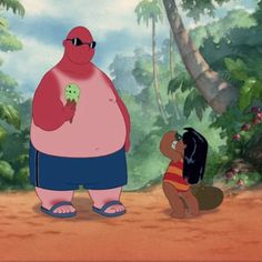 an animated character holding a camera next to another character in the disney movie pooh