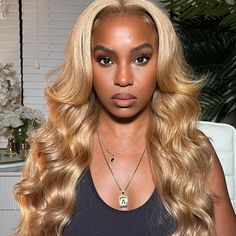 Honey Blonde 6x5 HD Pre-Cut Lace Straight/Body Wave Wear Go Glueless Closure Wig 180% Density 27 Honey Blonde, Color Hairstyles, Honey Hair Color, Neutral Blonde, Wig Straight, Invisible Lace, Honey Blonde Hair, Frontal Hairstyles, Honey Hair