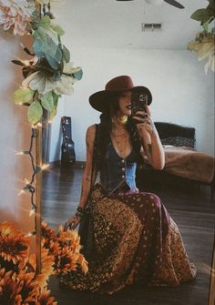 #AltWestern #western #bohofashion #westernchic #denim #fashion #aesthetic #tiktok #amazon #amazonshopping Boho Western Chic Outfits, Easy Fashionable Outfits, Romantic Hippie Style, Hobo Fashion Outfits, Boho Feminine Outfits, Western Night Outfit, Whimsical Edgy Fashion, Whimsical Bohemian Style, Boho Desert Outfit