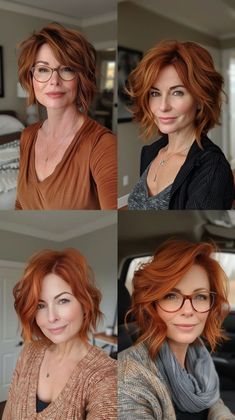 Jayne Matthews, Redhead Hairstyles, Good Haircut, Over 40 Hairstyles, Short Red Hair, Blonde Bob Hairstyles, Old Hairstyles, Girls Short Haircuts, All Face Shapes