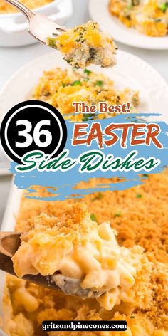 the best easter side dishes with text overlay