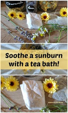 Medicinal Flowers, Diy Sunflower, Soothe Sunburn, Skin Natural Remedies