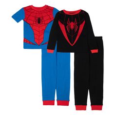 PRICES MAY VARY. YEAR-ROUND BOYS’ PJ’S: Get your child ready for exciting adventures with Spider-Man, and more in these cool Marvel pajamas. They’ll go to sleep dreaming about their favorite Marvel characters. Officially licensed Marvel merchandise. BEDTIME FUN: These fun superhero pajamas for boys come in a variety of shirt-and-pants and shirt-and-shorts styles. Our supercool kids’ pajamas feature detailed graphics and bright colors and are available in sizes 2T-8. COMFORTABLE SLEEPWEAR: The ea Cool Marvel, Marvel Pajamas, Pajamas For Boys, Sleep Dream, Marvel Merchandise, Soft Cute, Cozy Night, Boys Pajamas, Sleepwear Robe