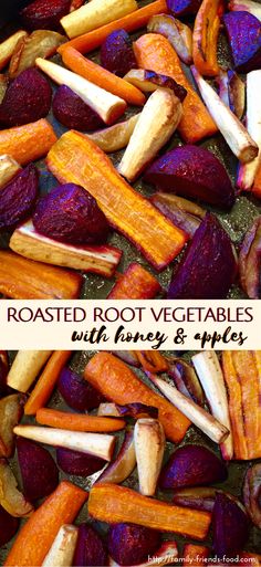 roasted root vegetables with honey and spices