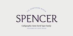 Spencer is a collections of a modern, feminine, beauty and classy characters, give you unique looks for any branding or logo design needs. Made from font designer named The Northern Block. It�s natural and organic forms comes from a deep consideration of the efficiency of the visible word and provides the typeface with a distinct [�] The post Spencer Font Family appeared first on FreeFontDL.. #FreeFonts #ElegantFonts #FontLove #Typography #CreativeFonts Fancy Fonts Alphabet, Typography Typeface, Classic Branding, Unique Looks, Fancy Script, Fancy Letters, Fonts Typography, Great Fonts, Fancy Fonts