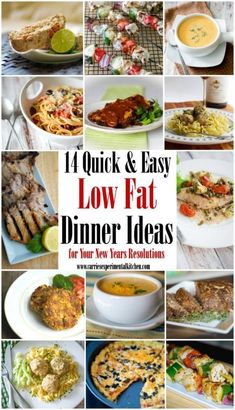 Low Fat Dinner Ideas, Low Fat Diet Plan, Best Diet Foods, Healthy Eating Diets, Eating Healthier