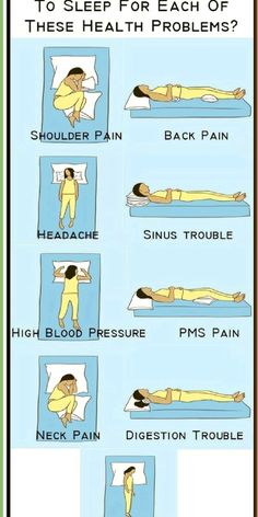 Neck Pain Causes, Treatment & Exercises Pain located in the neck is a common medical condition. This is usually due to activities and behaviors such as: Poor Posture Working at a desk for too long without changing position Sleeping with your neck in a bad position Jerking your neck during exercise etc... Healthy Sleeping Positions, How To Sleep, Ways To Sleep, Sleep Remedies, Trening Fitness, Sleep Health, روتين العناية بالبشرة, Sleeping Positions, Good Health Tips