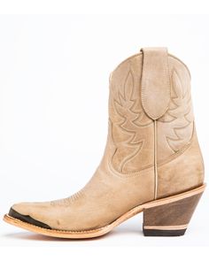 Boy Boots, Short Cowboy Boots, Womens Cowgirl Boots, Natural Fashion, Western Boots Women, Western Booties, Rounded Toe Boots, Western Cowgirl, Western Cowboy Boots