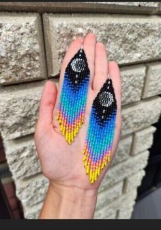 Athabascan Art, Native American Earrings Beadwork, Earring Inspired, Seed Beads Earrings, Native Earrings, Native American Earrings, Native Beadwork, Handmade Earring, Native Style