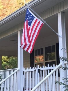 PRICES MAY VARY. Choose your favorite size above. Flags are 3x5 ft., 2x3 ft. or 12x18 inches. Pole sizes are 6, 4 or 2 feet. 3x5 and 2x3 flags are embroidered nylon and are 100% made in the USA using American material and American labor and are certified by the FMAA. LARGE SIZE - The 3x5 foot nylon outdoor embroidered American flag with the 6' pole is the perfect size for businesses and many homes. The brushed aluminum rotating tangle free 6' pole has a 1" diameter and a gold ball top. Included American Flag On House, Flag On House, Flag Pole Bracket, American Vibes, Flag Maker, Flag Pole Holder, Miniature Desk, Different Flags, Embroidered Stars