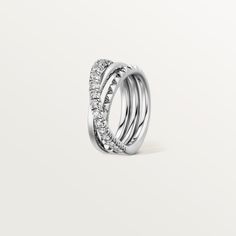 Cartier Silver Diamond Ring, Cartier White Diamond Ring Elegant, Cartier Silver Fine Jewelry Rings, Cartier White Fine Jewelry Rings, Cartier Silver, Cartier Diamond Rings, White Cartier Ring - Fine Jewelry, Cartier Men, Cartier Jewelry