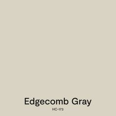 the edgecomb gray paint color is shown