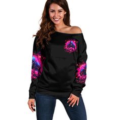 Rose Skull Off Shoulder Sweater I Have 3 Sides And You Never Want To See  DETAILS:    Our Off Shoulder Sweaters made of 100% Polyester  manufactures high-quality thermal-transfer printed products and keeps you comfortable , cool,  and dry  while you work and play .  With high-tech graphic prints  on off shoulder sweaters, vibrant  designs and colors make its entire look modern and chic.  These products are produced by many of our co-operated vendors in North America, the EU, and China.    NOTE:   Your package might be lost, stolen, or damaged while being delivered. Insurance is not mandatory , but we always recommend  our customers to choose this plan as the delivery men often leave the package in your mailbox/front yard , which is more likely to be stolen.   Check the SIZE CHART out for a I Have 3 Sides, Rose Skull, Off Shoulder Sweater, Sweater Making, Delivery Man, Shoulder Sweater, On Off, Mailbox, High Tech